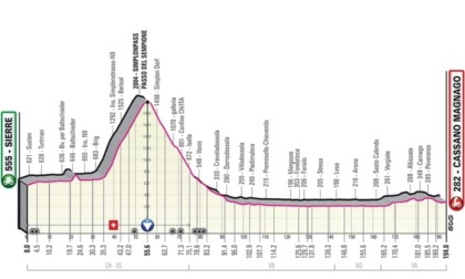 Il Giro d'Italia passerà da Arona e Lesa sabato 20 maggio