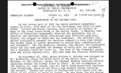 Un documento della Cia inedito sui giorni del bombardamento Alleato su Intra del 1944