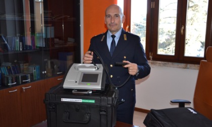 Nuovo etilometro in dotazione alla Polizia locale di Borgomanero