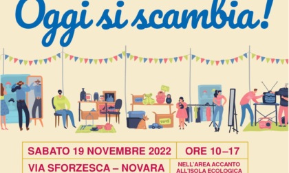 "Oggi si scambia" giornata di “scambio” gratuito di oggetti e indumenti a Novara