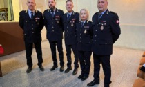 Due ufficiali e tre agenti di polizia trecatese premiati dalla Regione Piemonte