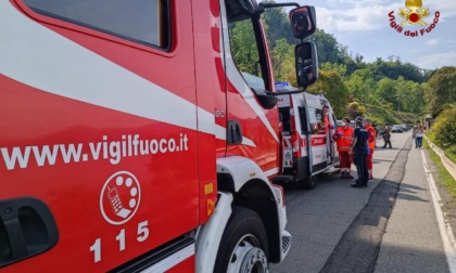 Arona incidente in via Verbano: scontro auto moto