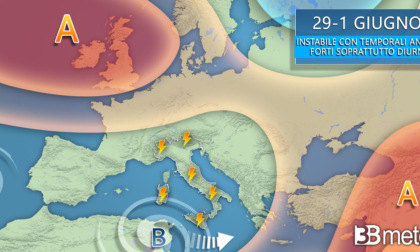 Italia senza l’anticiclone e l’estate non decolla. Altri temporali fino al ponte del 2 giugno
