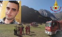 Travolti dalla frana: sospesi i tentativi di recupero del corpo di Matteo Barcellini