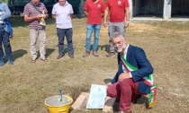 A Invorio il sindaco ha posato la prima pietra della nuova scuola d'infanzia