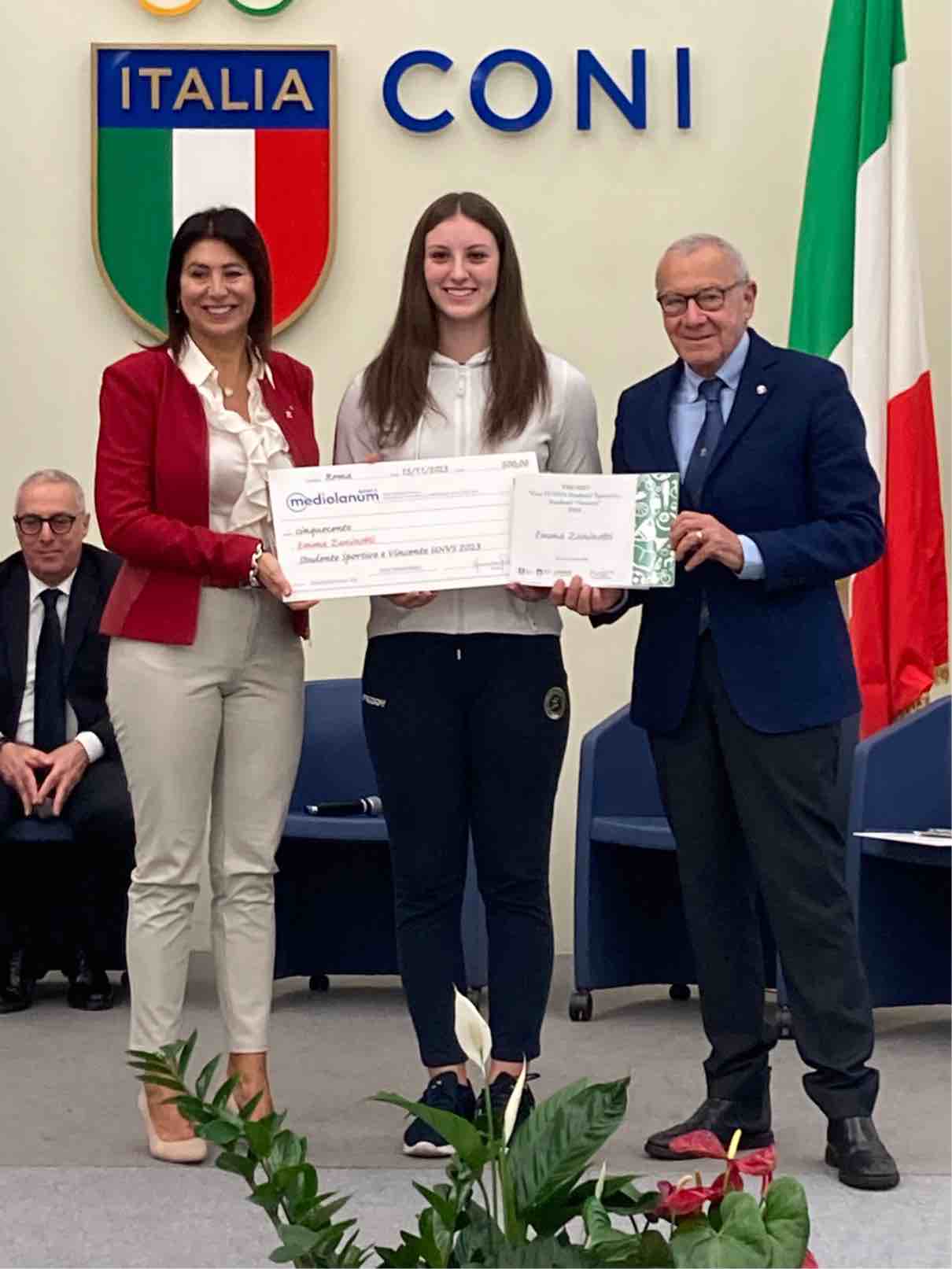 Emma Zaninetti fra Francesca Bardelli e Nino Muscarà