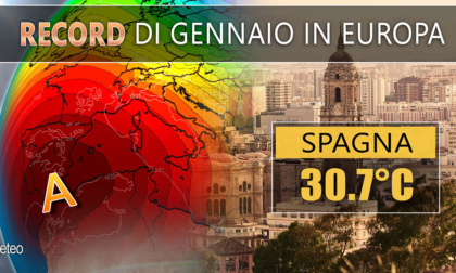 Giorni della Merla primaverili sull’Italia, record di gennaio in Europa con 30°C in Spagna”