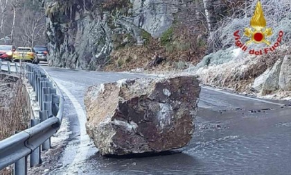 Macigno piomba in strada: tragedia sfiorata in Ossola