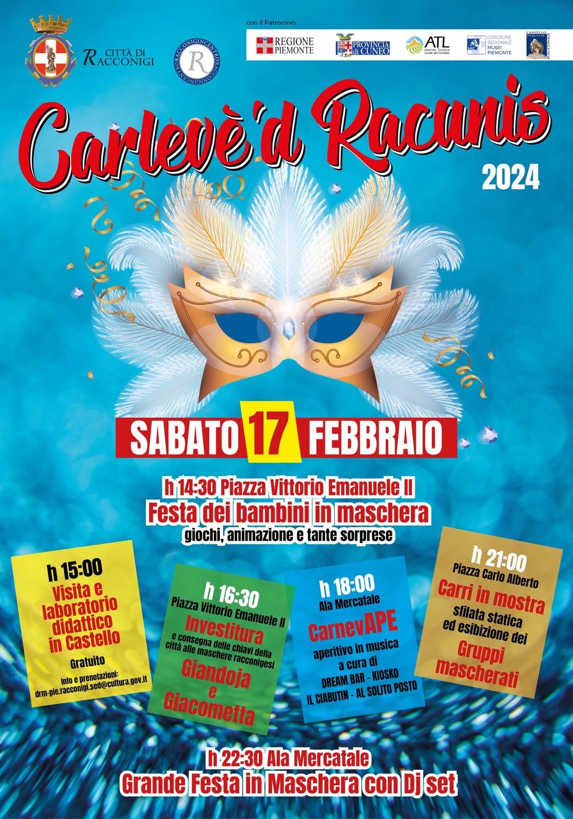 Sabato 17 febbraio vicino a Torino il tradizionale “Carlevè 'd