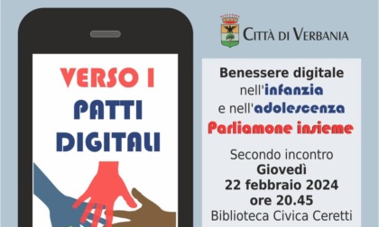Patti digitali: benessere digitale nell'adolescenza e nell'infanzia, incontro alla biblioteca di Verbania