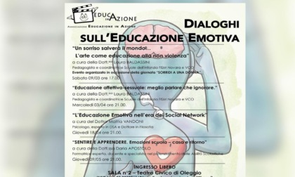 A Oleggio "Dialoghi sull'educazione emotiva"