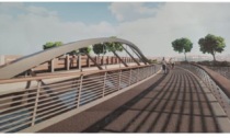 Nuovo ponte sull'Agogna a Borgomanero