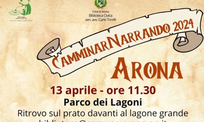 Al via ad Arona la nuova edizione di CamminarNarrando - Prima Novara