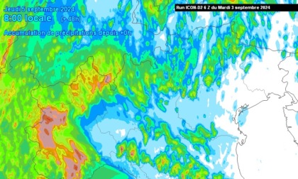 Piogge e temporali sul novarese a partire dalla serata di mercoledì