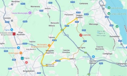 Da domani traffico sospeso sulla provinciale 19 tra Gattico e Oleggio Castello