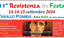 "Resistenza in Festa": da oggi a domenica a Varallo Pombia