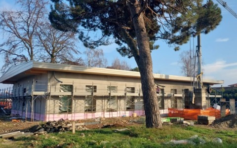 Avanzano i lavori per il nuovo asilo nido di Galliate