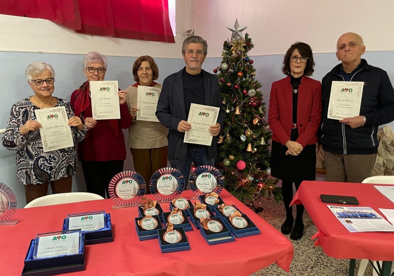Avo Novara celebra i suoi volontari con una festa di fine anno