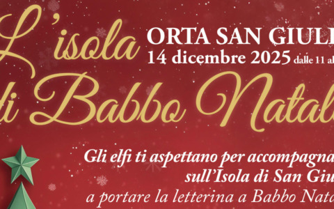 L’Isola di San Giulio diventa l’Isola di Babbo Natale