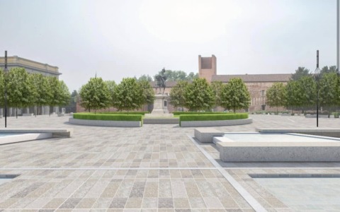 Piazza Martiri del futuro: il progetto di riqualificazione di Novara
