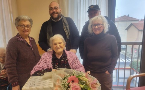 Silvia Breda festeggia 100 anni a Novara