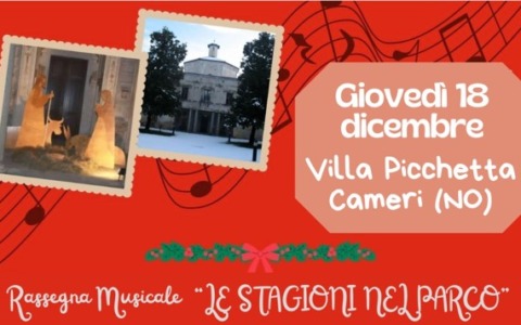 Tradizionale Concerto di Natale a Villa Picchetta di Cameri