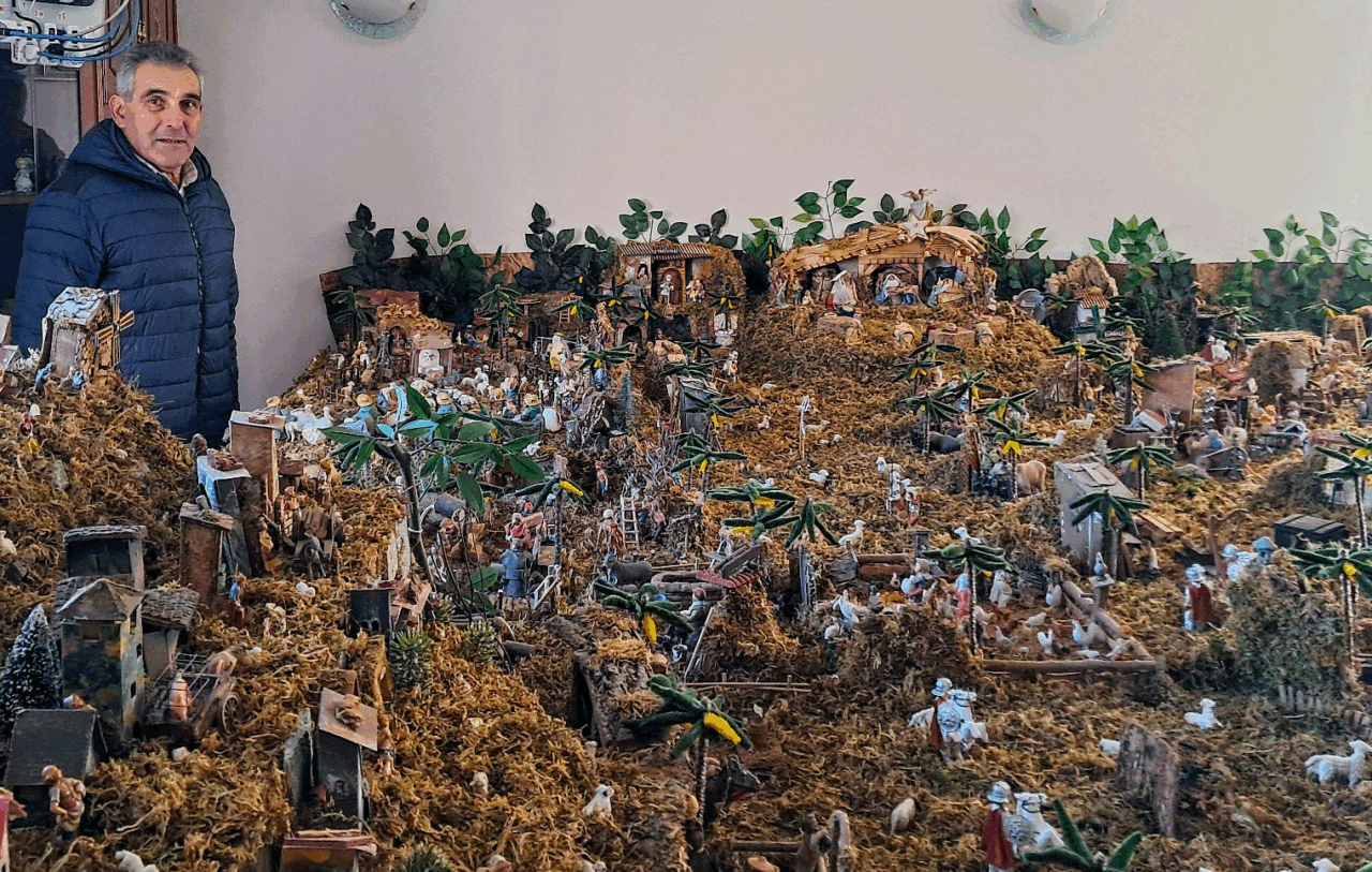 Borgomanero ospita un presepe da Guinness dei primati di 25 metri quadrati