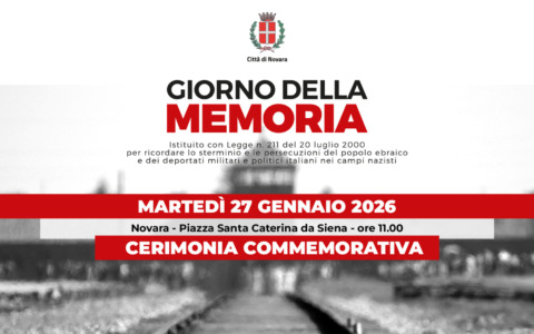 Cerimonie e concerti per la Giornata della Memoria a Novara