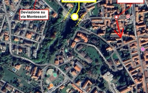 Chiusura della strada in via Valle a Borgo Ticino: lavori fino al 15 febbraio