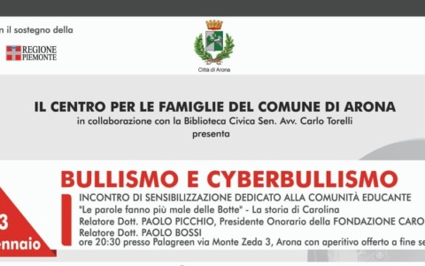 Il Comune di Arona lancia un ciclo di incontri sulle dipendenze