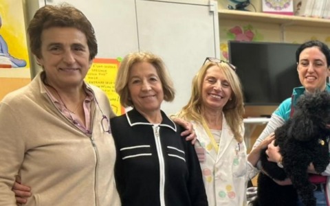 Inaugurato il progetto ‘Quattro zampe in pediatria’ all’Aou Maggiore di Novara