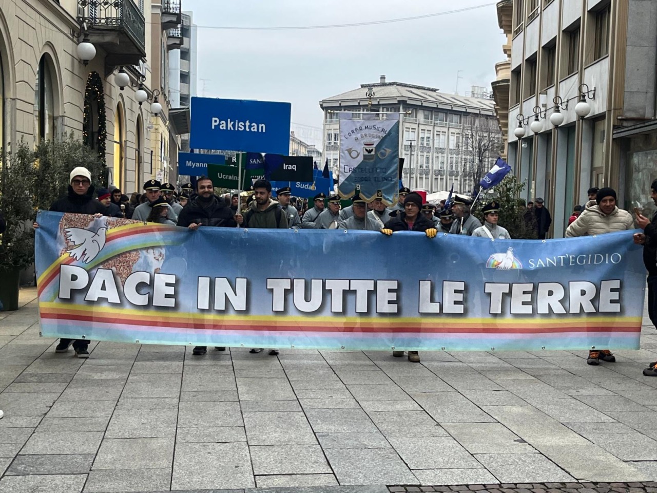 La Marcia della Pace a Novara promossa da Sant’Egidio
