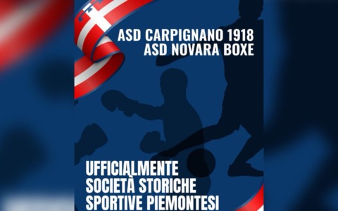 Novara Boxe e Carpignano Calcio entrano nell’Albo regionale delle Associazioni sportive storiche