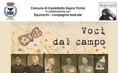 Recital teatrale ‘Voci dal campo’ per il Giorno della Memoria a Castelletto Ticino