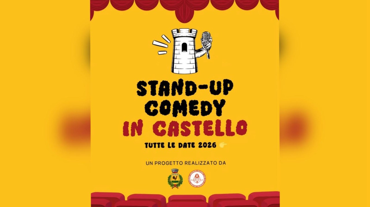 Stand-up Comedy 2026: sette spettacoli al Castello di Galliate