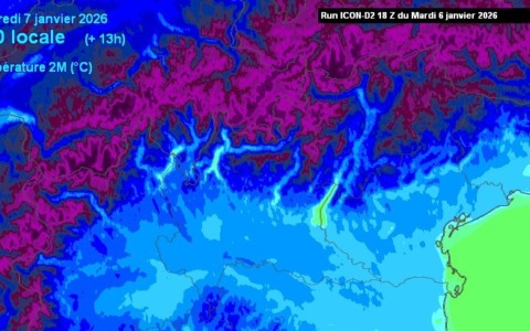 Temperature estreme in Piemonte: a Varallo Pombia si registrano -9,7°C