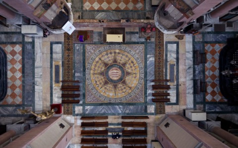 Terminato il restauro della pavimentazione sotto la Cupola di San Gaudenzio