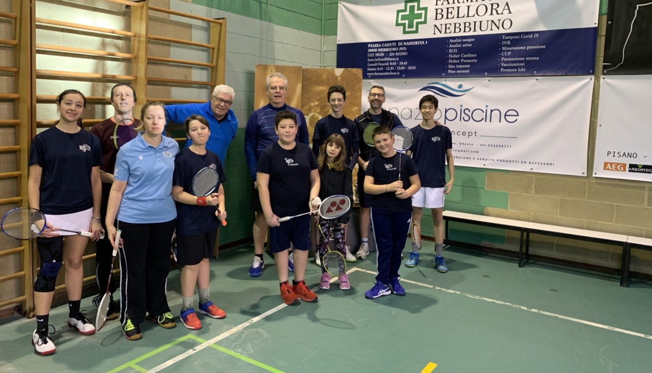 Inaugurato il primo torneo di badminton della quinta edizione del Trofeo Badminton Vergante a Pisano