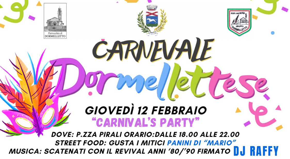 Inizia il Carnevale di Dormelletto: ecco gli eventi in programma