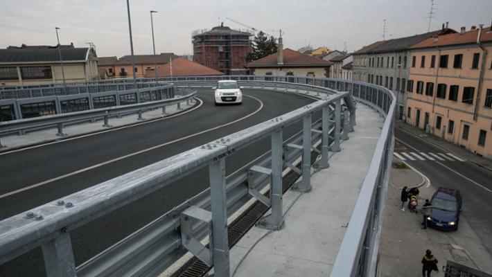 Interventi al cavalcavia Porta Milano di Novara: chiusure nei weekend e senso unico alternato