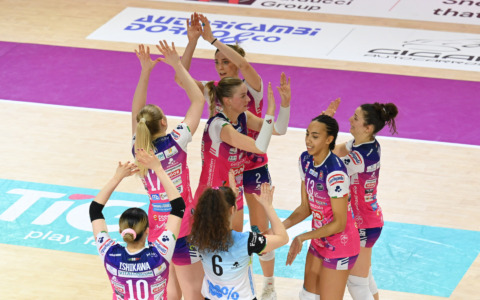 L’Igor Novara si impone 3-0 a Macerata contro la Cbf Balducci