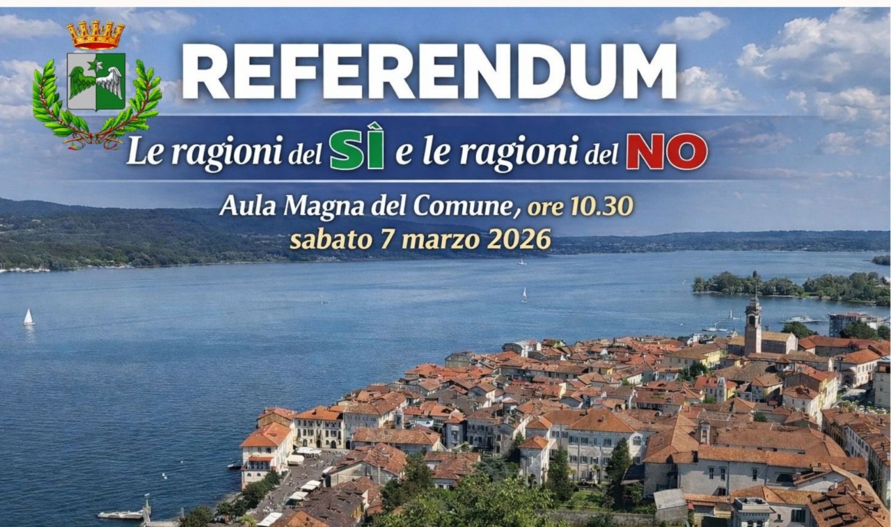 Referendum: SÌ e NO a confronto in un incontro pubblico ad Arona