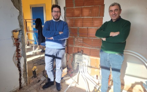 Ristrutturazione dei servizi igienici al Distaccamento Vigili del Fuoco di Borgomanero