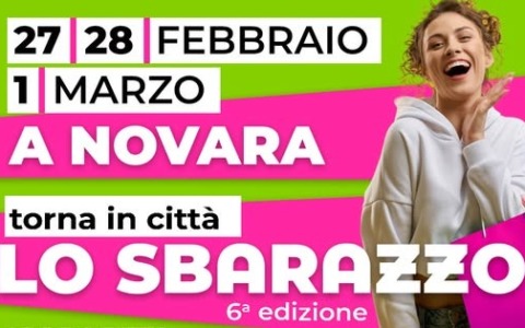 Ritorna lo Sbarazzo nel cuore di Novara