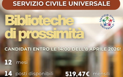 Aperte le candidature per il servizio civile universale nelle biblioteche del novarese
