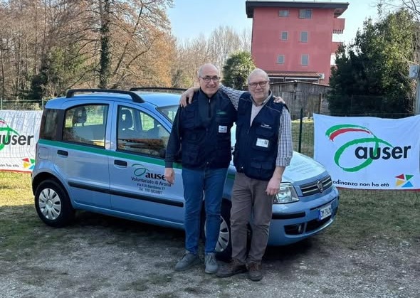 Auser Arona Aps presenta un nuovo veicolo per il volontariato