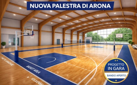 Avviata la procedura per la nuova palestra ad Arona