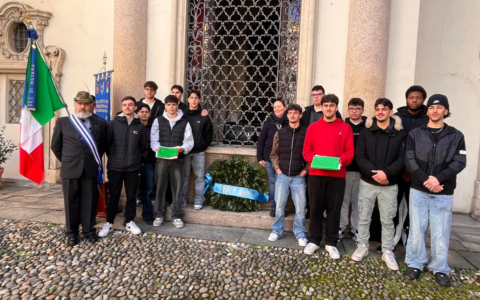 Cerimonia a Novara per il tricolore all’Iti Omar