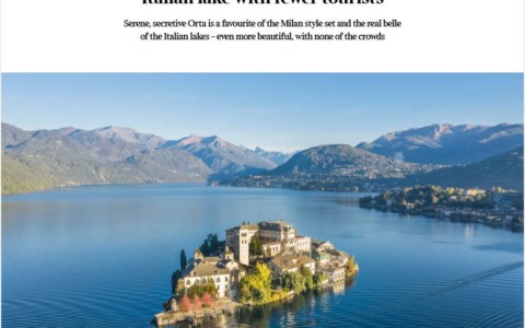 Il Times: “Il lago d’Orta supera il lago di Como”