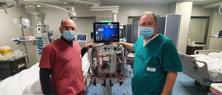 Innovativa tecnica di rimozione della CO2 all’ospedale di Borgomanero